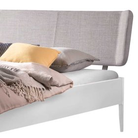 Doppelbett weiß Plataya in modernem Design 160x200 und 180x200 cm – Ansicht 3