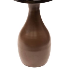 Beistelltisch Sionna mit Gussglas Platte 45 cm hoch – Ansicht 5