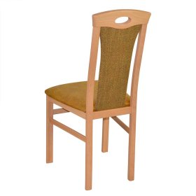 Stühle Esszimmer Romtada in Buchefarben und Ocker Gelb (2er Set) – Ansicht 3