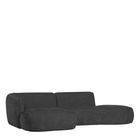 Modernes Polstersofa Emirello in Grau kurzer Schenkel rechts oder links – Ansicht 2