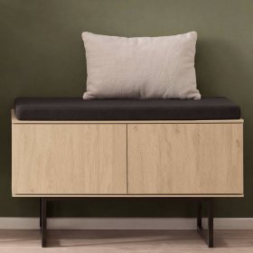 Garderobenset Carno 40 cm tief in Eiche Stone (vierteilig) – Ansicht 3
