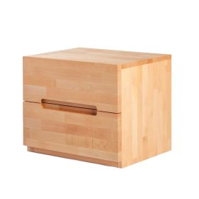 Nachtkonsole Trujano aus Kernbuche Massivholz 50 cm breit – Ansicht 1