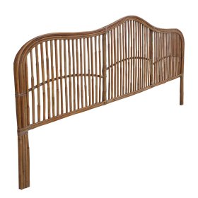 Einzelnes Bett Kopfteil Koropi aus Rattan Geflecht 200 cm breit – Ansicht 3