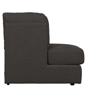 Modulsofa Abschluss Element links Trois in Anthrazit 93 cm breit – Ansicht 7