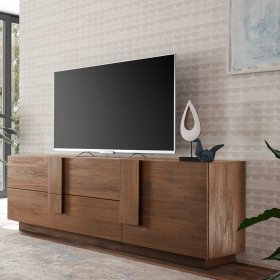 Fernseh Unterschrank Deway in modernem Design mit zwei Schubladen – Ansicht 7