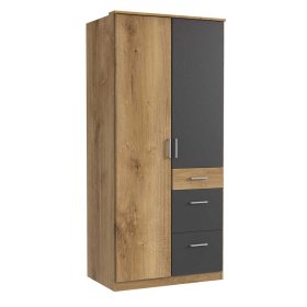 Jugendzimmer Schrank Ruamantico mit drei Schubladen Made in Germany – Ansicht 2
