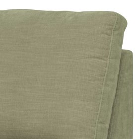 Modulsofa Abschluss Element links Karyon in Graugrün 93 cm breit – Ansicht 9