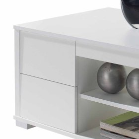 Wohnzimmer Couchtisch Everton in Weiß hochklappbar – Ansicht 3