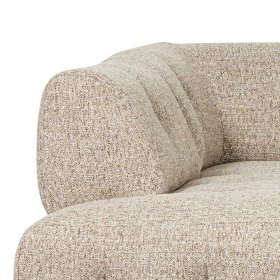 Sofaecke Streeter in Beigegrau mit Fußgestell aus Metall – Ansicht 7