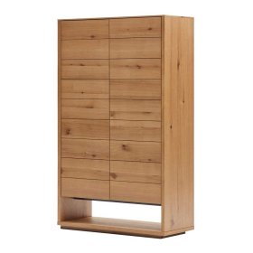 Wohnzimmer Schrank Blax im Skandi Design in Eichefarben – Ansicht 1