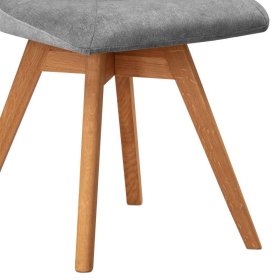 Kuechenstuhl Lariza in Grau und Wildeichefarben (2er Set) – Ansicht 4