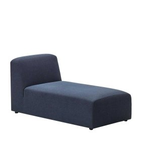 Modul Sofa Chaiselongue Badryca in Dunkelblau 152 cm tief – Ansicht 1