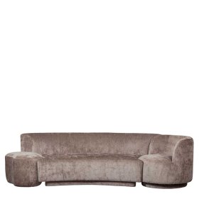 Modulsofa 3teilig Vasteca in Taupe aus Chenillegewebe (dreiteilig) – Ansicht 2
