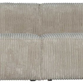 Breitcord Couch Ugo in Beigegrau mit 46 cm Sitzhöhe – Ansicht 6