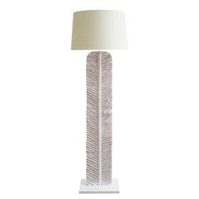 Treibholz Stehleuchte Valmonda im Landhausstil 175 cm hoch – Ansicht 3