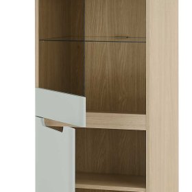 Wohnwand Casmas im Skandi Design in Mintgrün (vierteilig) – Ansicht 8