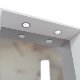 Badspiegel Tropezia mit LED Beleuchtung in Weiß – Ansicht 4