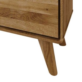 Fernseh Unterschrank Vinial aus Wildeiche Massivholz 220 cm breit – Ansicht 5