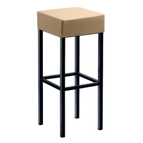 Tresenstuhl Patrosan in Beige und Schwarz mit 81 cm Sitzhöhe – Ansicht 2