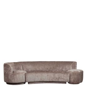 Modulsofa 3teilig Vasteca in Taupe aus Chenillegewebe (dreiteilig) – Ansicht 3