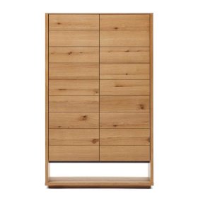 Wohnzimmer Schrank Blax im Skandi Design in Eichefarben – Ansicht 2