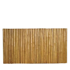 Kopfteil Koropi aus Teak Massivholz 120 cm hoch – Ansicht 2