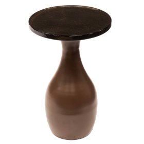 Beistelltisch Sionna mit Gussglas Platte 45 cm hoch – Ansicht 1