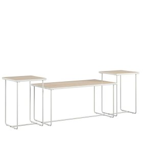 Tisch Set 3-teilig Crasting in modernem Design 58 cm hoch (dreiteilig) – Ansicht 1
