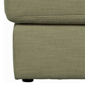 Polster Sitzhocker Karyon in Graugrün für Modulsofa – Ansicht 7