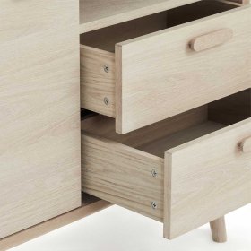Highboard Vilrada im Skandi Design mit Holzgriffen – Ansicht 10