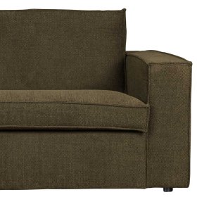 Modernes Wohnzimmer Ecksofa Brunos in Dunkelgrün Webstoff mit vier Sitzplätzen – Ansicht 8