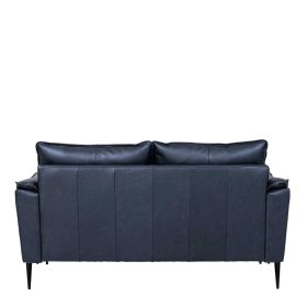 Ledersofa Yanatada im Retrostil aus gedecktem Glattleder – Ansicht 6