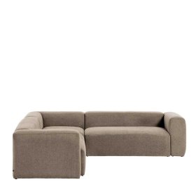 Wohnzimmercouch Blane in L Form Bezug Beige – Ansicht 2