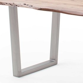 Esstisch Luosa mit natürlicher Baumkante im Industry und Loft Stil – Ansicht 5