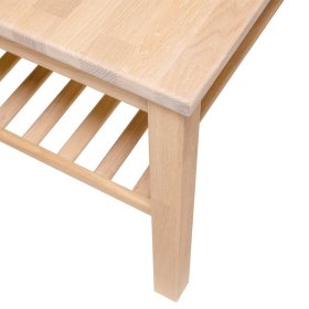 Designercouchtisch Glasper mit verlängerbarer Tischplatte aus Eiche Bianco massiv – Ansicht 5