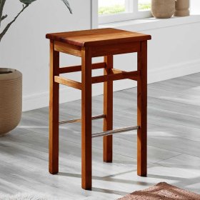 Kiefer Barhocker Kilazo in Bernsteinfarben 75 cm Sitzhöhe – Ansicht 2