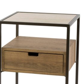 Nachtschrank Loupega im Industry und Loft Stil 60 cm hoch – Ansicht 5
