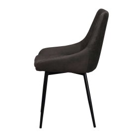 Sitzgruppe Fanito aus Massivholz und Microfaser im Skandi Design (siebenteilig) – Ansicht 9