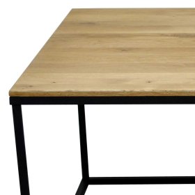 Sofa Tisch Anyna mit schwarzem Bügelgestell aus Metall – Ansicht 3