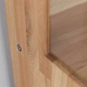 Highboard Niko mit LED Beleuchtung und Glastür – Ansicht 10