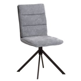 Esstisch Stühle Ramotu in Grau mit aufwendigen Steppungen (2er Set) – Ansicht 1