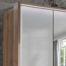 Komplettschlafzimmer Privira in Beige und Eiche Bianco Made in Germany (vierteilig) – Ansicht 4