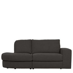 Modulsofa Abschluss Element links Trois in Anthrazit 93 cm breit – Ansicht 15