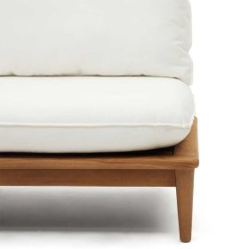 Sitzgarnitur Loungemöbel Surie aus Teak Massivholz - fünf Sitzplätze (sechsteilig) – Ansicht 3