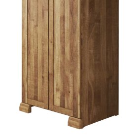 Schlafzimmer Kleiderschrank Sascora aus Wildeiche Massivholz 90 cm – Ansicht 4