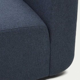 Wohnzimmer Couch Badryca in Dunkelblau 188 cm breit – Ansicht 7