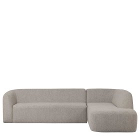 Offwhite Chenille Ecksofa Peggy 274 cm breit und 225 cm tief – Ansicht 6