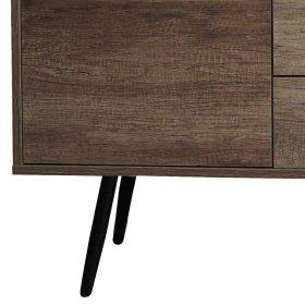 Esszimmersideboard Mooning in Holzoptik Braun mit drei Schubladen – Ansicht 6
