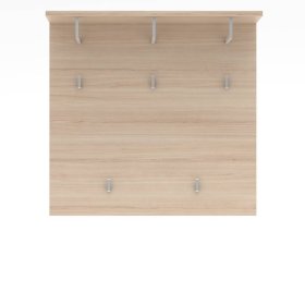 Garderobe Daniele für die Wandmontage in Eichefarben – Ansicht 2