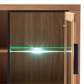Highboard Jayva in Wildeichefarben teilmassiv – Ansicht 7
